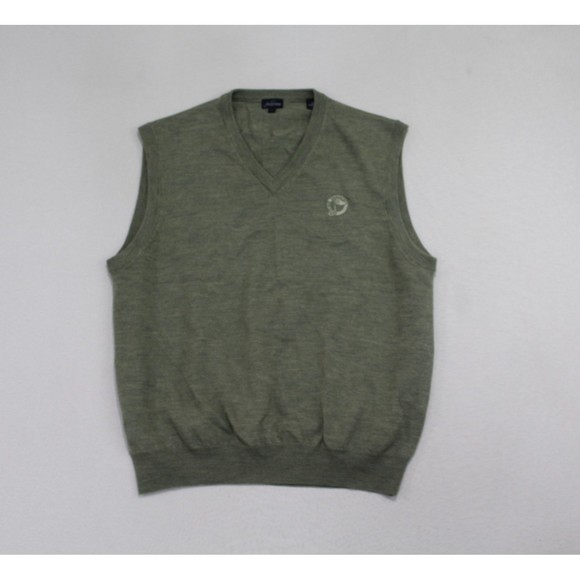 Jack Nicklaus Men Brown Sweater Vest Sleeveless Size Large - Picture 1 of 8